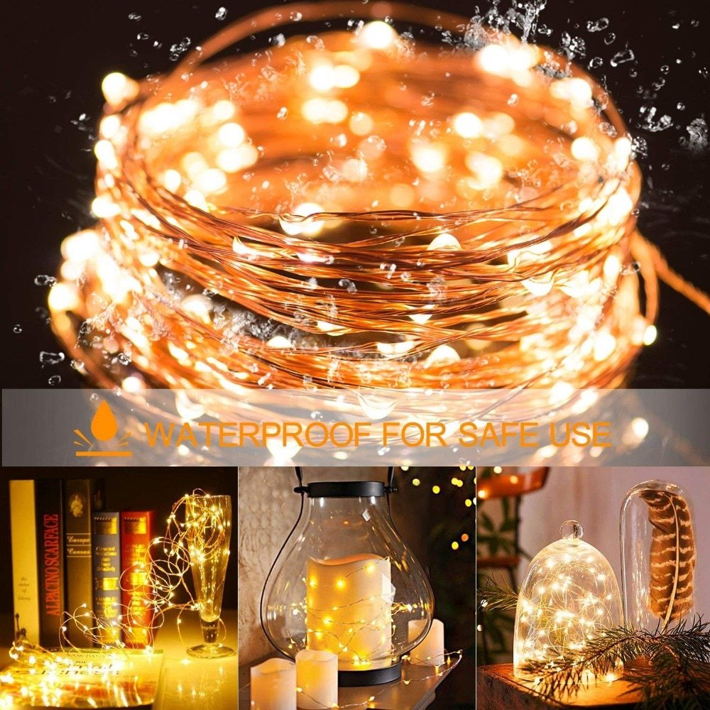 Copper String Lights Decoration