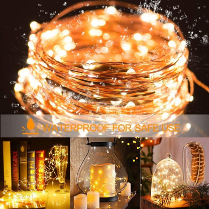 Copper String Lights Decoration